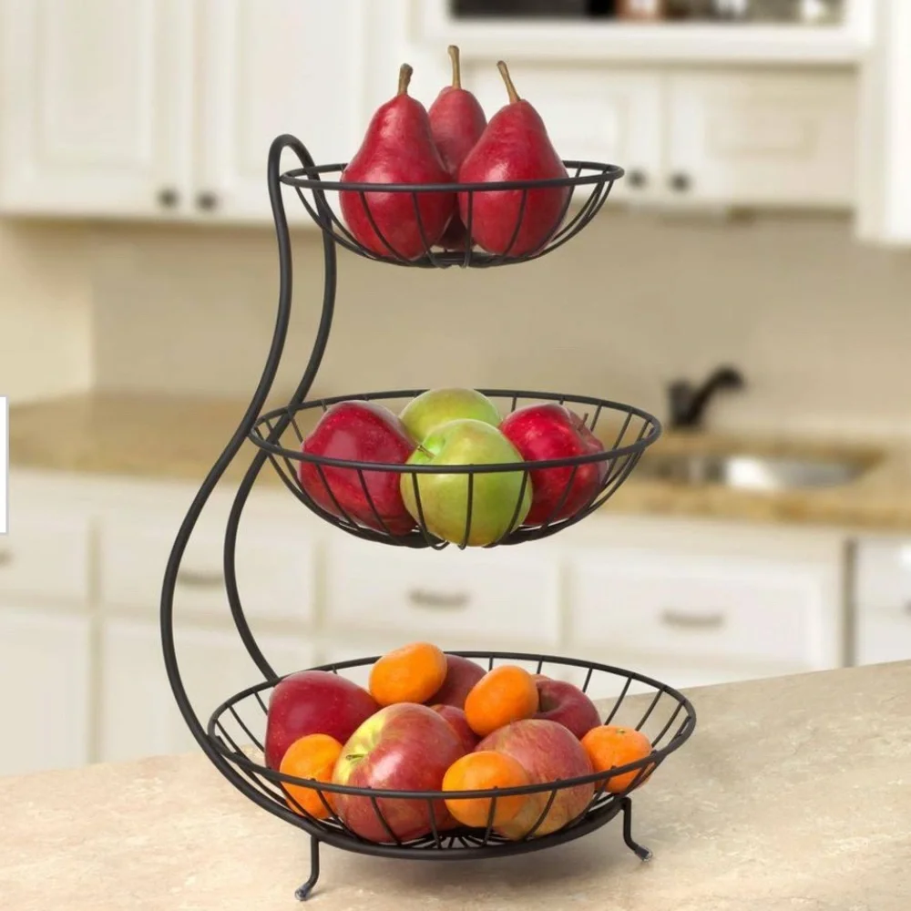 Spectrum Yumi 19 in. x 12.75 in. x 13 in. Steel Arched 3-Tier Server